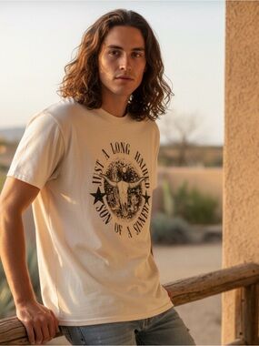 🫶🏻 Jelly Roll Long Haired Son of a Sinner Cream Shirt